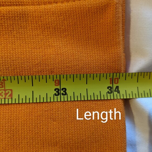 Adrienne Vittadini Petite Cotton Tangerine Orange Dress Size 2 - Picture 8 of 9